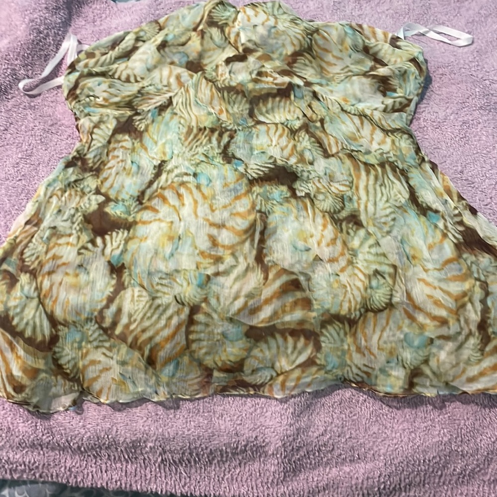 DVF Unique green tank top